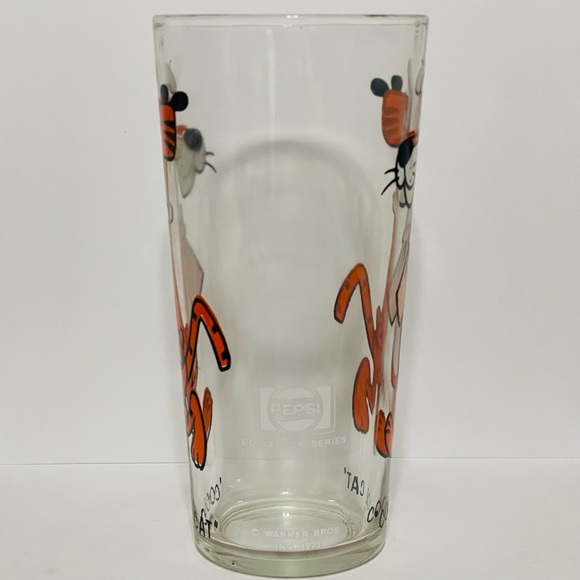 Vintage Pepsi Collector Series Looney Tunes Warner Bros Drinking Glass COOL CAT - Picture 3 of 9